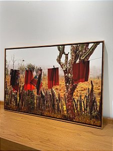 Quadro Varal Nordestino - Artista Sandra Rozados