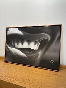 Quadro Sorriso Negro - Artista Sandra Rozados