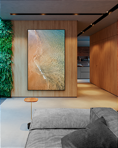 Quadro Decorativo Azul Cristalino Noronha - Artista Sofia Monzani