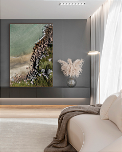 Quadro Decorativo Canto da Galheta - Artista Sofia Monzani