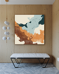 Quadro Decorativo Fronteiras do Invisível - Artista Sofia Monzani