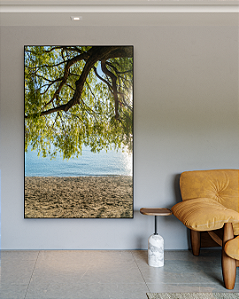 Quadro Decorativo Descanso na Praia