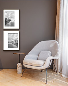 Conjunto com 02 Quadros Florença com Paspatur - Artista Quintal Fotografia