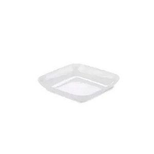Mini Prato Boleado Branco - 12 un  - 6 cm - Silver Festas