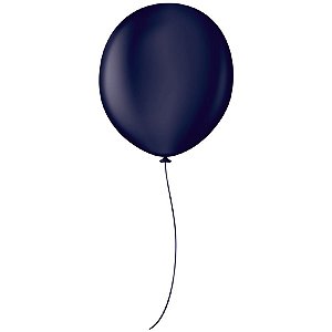 Balão Profissional Premium Uniq 16" 40cm - Azul Navy - São Roque - Rizzo