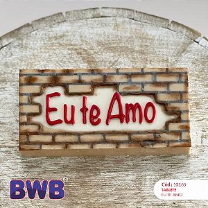 Forma de Acetato Tablete Eu Te Amo Especial Cód. 10165 BWB