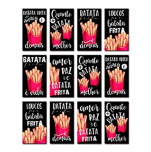 Etiqueta Adesiva Batata Frita com 24 un. Cromus Delivery Rizzo