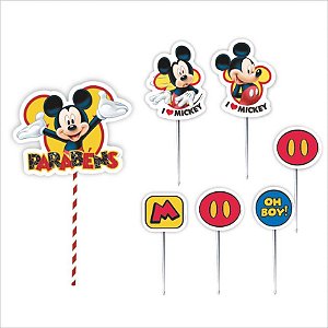 Topo de Bolo Impresso - Mickey - 01unidade - Piffer - Rizzo