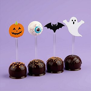 Pick Decorativo Halloween - Doces ou Travessuras - 12 unidades - Cromus - Rizzo