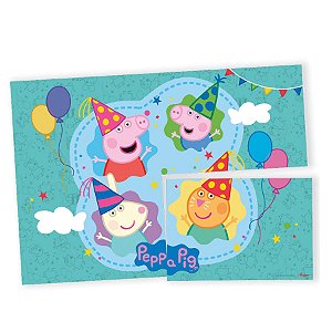 Painel Decorativo 126x88cm - Peppa Pig Clássica - 01unidade - Regina - Rizzo
