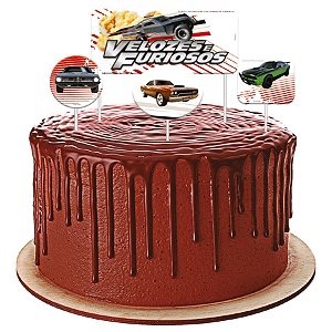 Topper para Bolo Festa Hot Wheels - 4 Unidades - Festcolor - Rizzo - Loja  de Confeitaria