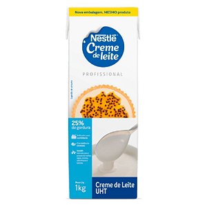 Creme de Leite (25% de gordura) 1kg - 01 unidade - Nestlé - Rizzo Confeitaria