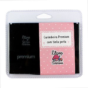 Carimbeira com Tinta Preta Premium - 01 Unidade - Lilipop Carimbos - Rizzo