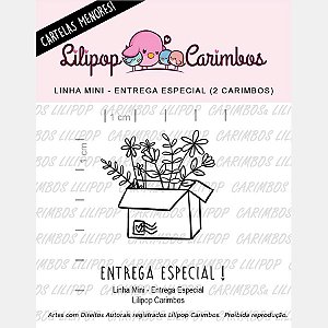 Carimbo Mini Entrega Especial - Cod 31000019 - 01 Unidade - Lilipop Carimbos - Rizzo