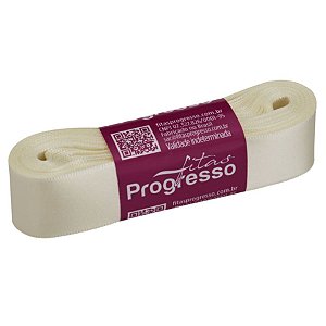 Fita de Cetim CF005 22mm - 10m Cor 311 Champagne - 01 unidade - Progresso - Rizzo