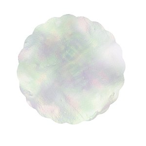 Fundo Rendado para Doces 7cm Nacarado com 100 un. Cromus Rizzo