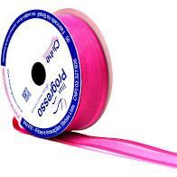 Fita Voal com Cetim Progresso  ZC009 38mm - 10m Cor 303 Pink - 01 Unidade - Progresso - Rizzo