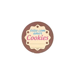Etiqueta Adesiva Cookies Cod. 6353 c/ 20 un. Miss Embalagens Rizzo