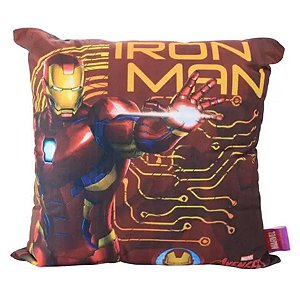 Almofada Homem de Ferro 40cm - Marvel Oficial - Zona Criativa - 1 Un - Rizzo