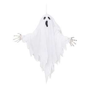 Fantasma Branco 50x10x60cm Halloween - 01 Unidade - Cromus - Rizzo