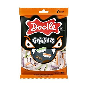 Gelatines Dentes de Monstros - 80g - 1 Un - Docile - Rizzo