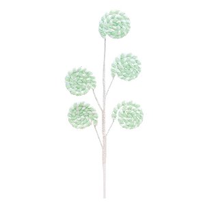 Pick 5 Canes Redondo Açucarado Trend Rainbow - Verde Candy - 01 unidade - Cromus Natal - Rizzo