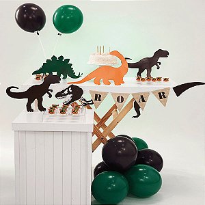 Kit Festa Fácil Festa Mundo dos Dinossauros Pequena - 44pçs - 01 Unidade - Cromus