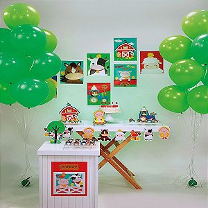 Kit Festa Fácil Festa Fazendinha Grande - 58pçs - 01 Unidade - Cromus - Rizzo