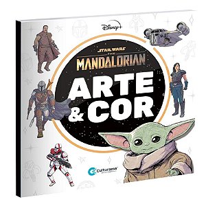 Livro Arte E Cor Star Wars The Mandalorian - 01 Unidade - Culturama - Rizzo