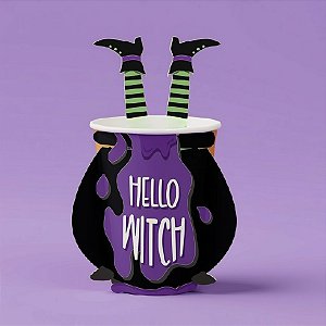 Copo de Papel com Cinta Halloween - Caldeirão - 240ml - 8 unidades - Cromus - Rizzo