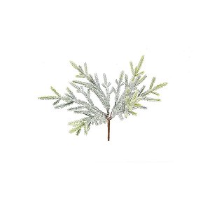 Pick Decorativo de Natal - Folhas Verde - 1 Unidade - Cromus