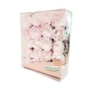 Forminha para Doces Finos - La Belle Pintura Artesanal Rosa Claro- 40 unidades - MaxiFormas