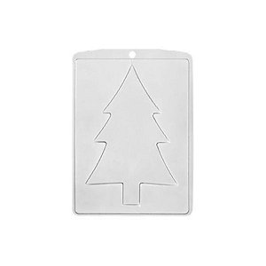 Forma de Acetato Árvore de Natal Simples Ref. 6016 - Crystal Rizzo Confeitaria