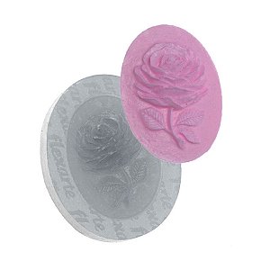 Molde Silicone - Camafeu de Rosa - Ref 696 - 1 UN - FlexArte- Rizzo