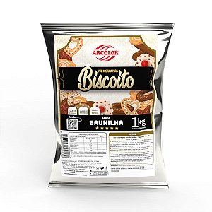 Mistura Para Biscoito Sabor Baunilha - 1Kg - Arcólor -