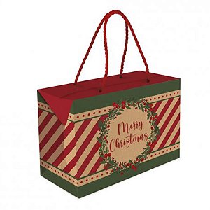 Caixa Prime para Presentes Natalie Merry Christmas - 01 Unidade - Cromus - Rizzo