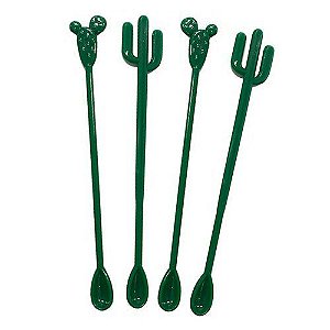 Mexedor Drink - Cacto - Verde Escuro - 4un - Rizzo