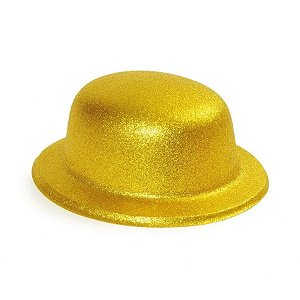 Chapéu Carnaval - Dourado - Glitter - 01 UN - Cromus - Rizzo
