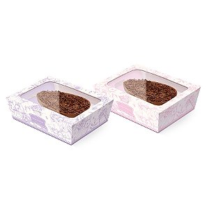 Caixa Practice para Meio Ovo - Clássicos Francês Lilas e Rosa - 06 Unidades - Cromus - Rizzo