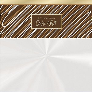 Saco Transparente Tons de Chocolate - 05 unidades - Cromus - Rizzo