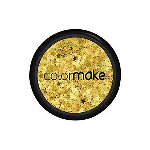 Glitter Shine Estrela Ouro 2g - 1 unidade - ColorMake - Rizzo Confeitaria