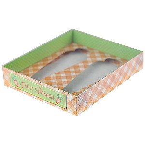 Caixa Degustação Cenoura 100g com 2 cavidades Cenouras Grandes - 5 unidades - Decora Doces - Rizzo Confeitaria