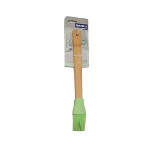 Pincel de Untar em Silicone 30 cm - Verde - 1 unidade - Fratelli - Rizzo Confeitaria