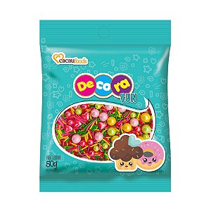 Confeitos Carnaval Decorado Fun 50g - 01 Unidade - Cacau Foods - Rizzo