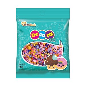 Confeitos Fantasy Decorado Fun 50g - 01 Unidade - Cacau Foods - Rizzo