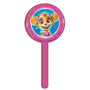Pick Decorativo MDF Skye Patrulha Canina - 1 Unidade - Festcolor - Rizzo