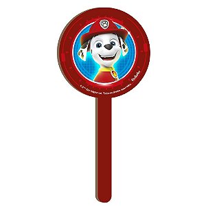 Pick Decorativo MDF Marshal Patrulha Canina - 1 Unidade - Festcolor - Rizzo