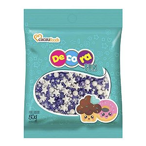 Confeito Decora Fun Fantasy Purple - 50g - Cacau Foods - Rizzo Confeitaria