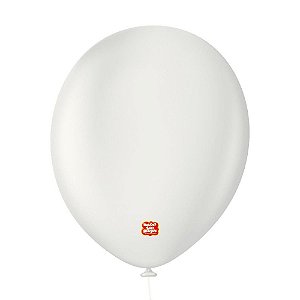 Balão Profissional Premium Uniq 16" 40cm - Branco Absoluto - Balões São Roque - Rizzo