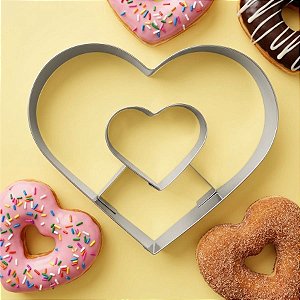 Cortador Dunuts Coração - 1 Unidade - RR Cortadores - Rizzo